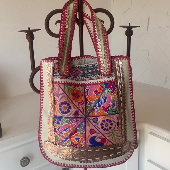 Consuela Bags Fabulous Amazing Large White All Leather Consuela Bag